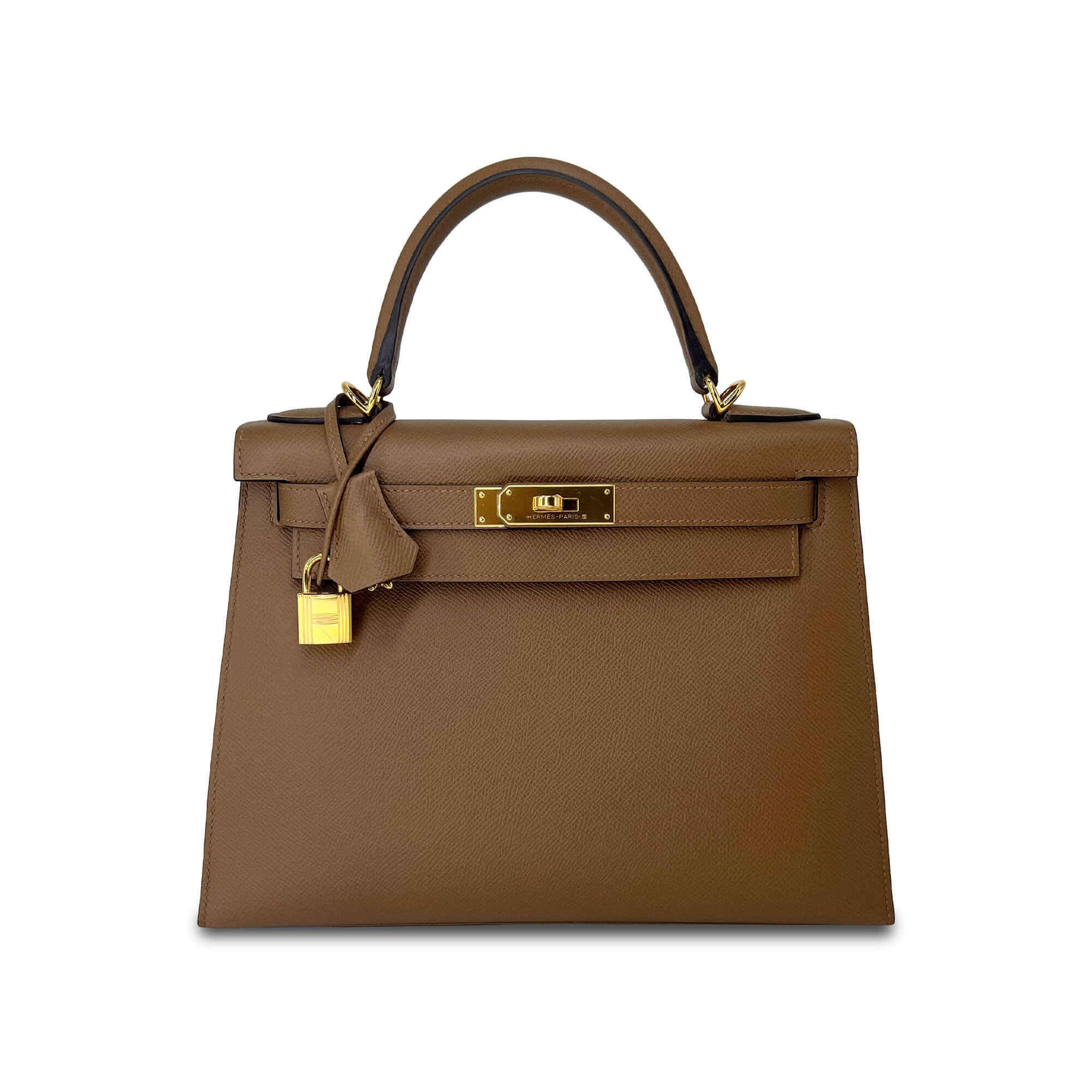 Top Quality Hermes Kelly Alezan Epsom leather designer bag K28 GHW