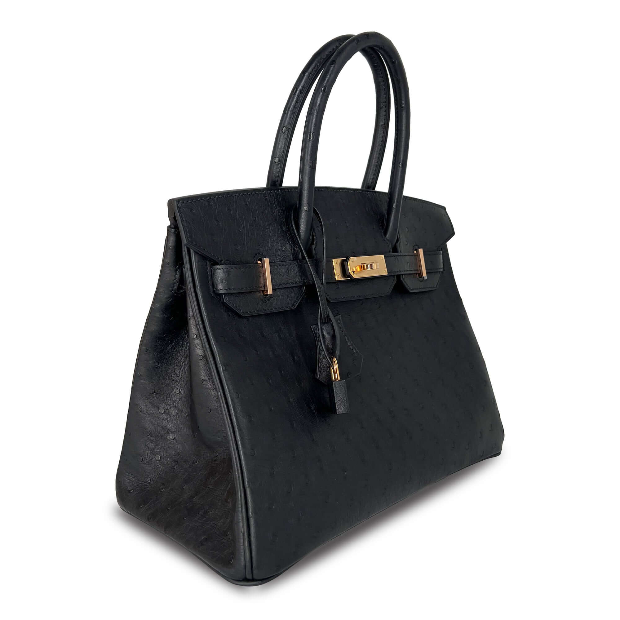 Top Quality Hermes Birkin Noir Designer Bag B30 RGHW