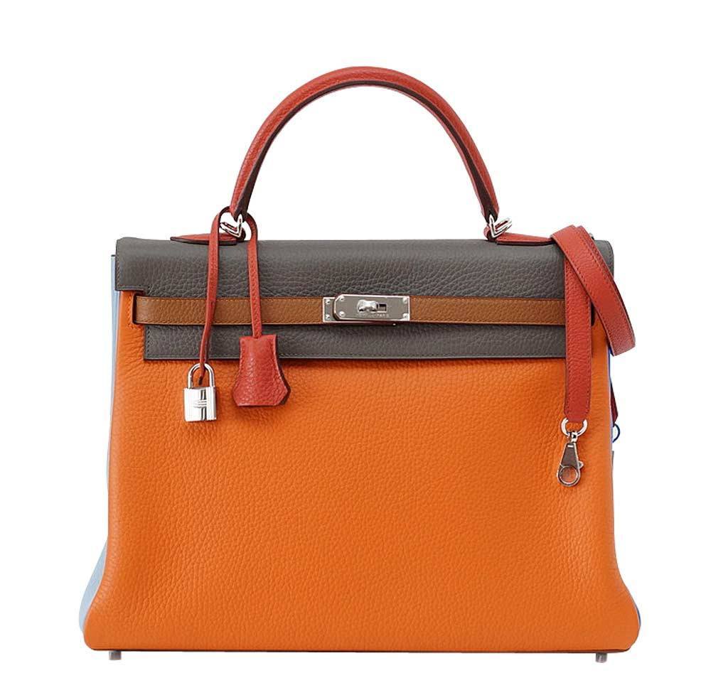 Hermès Kelly 35 Supple Arlequin Bag - Limited Edition