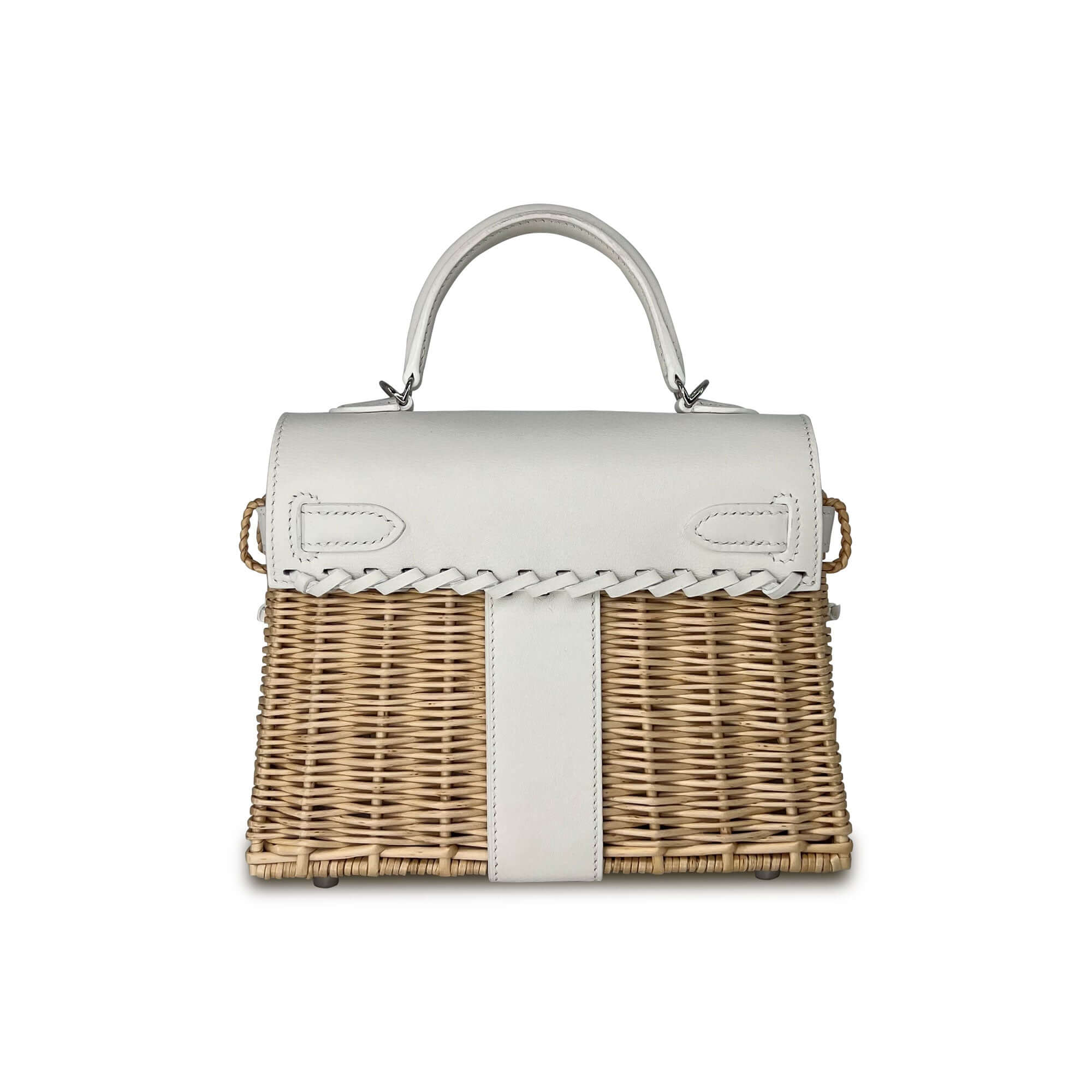 Top Quality Hermes Kelly Designer Bag in white K20