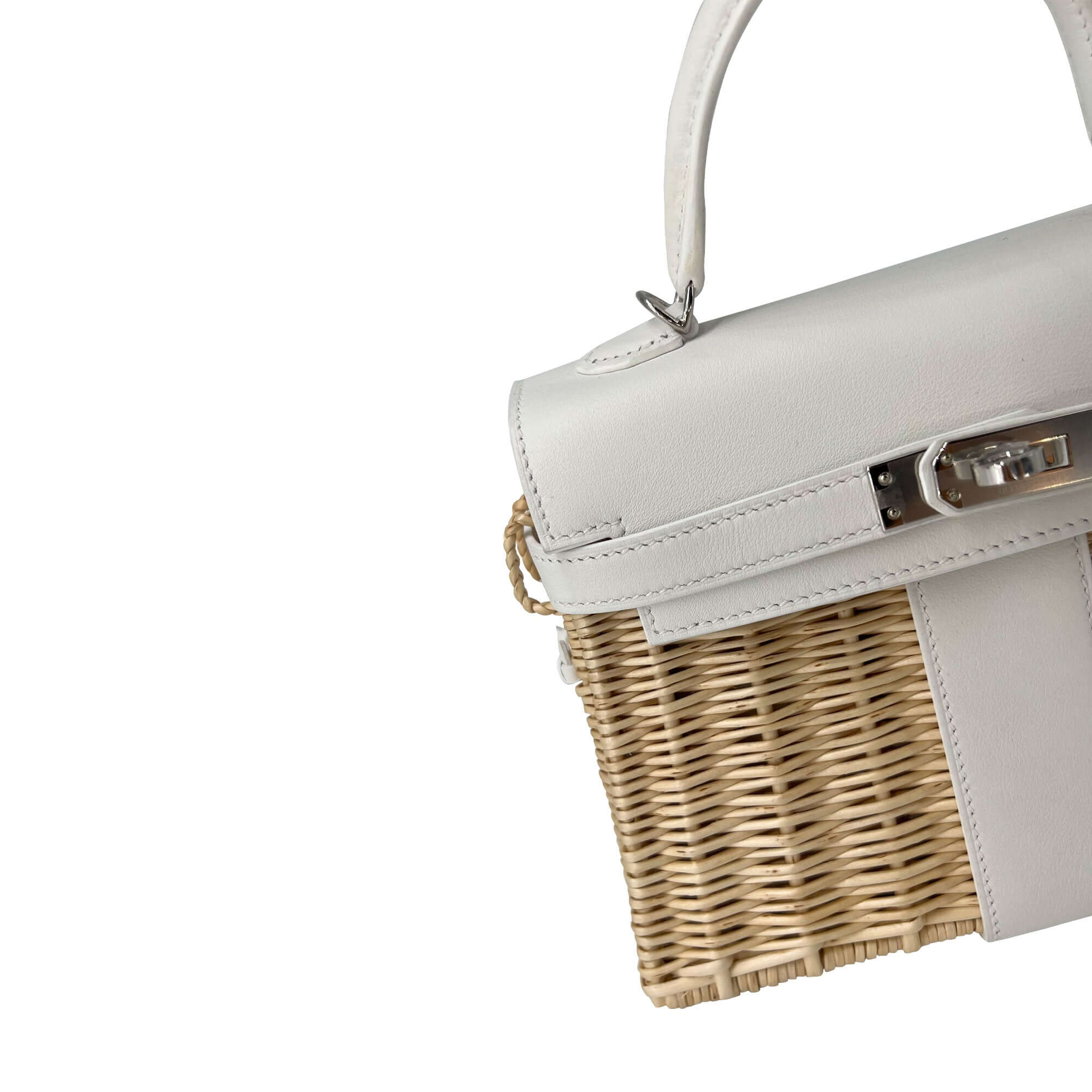 Top Quality Hermes Kelly Designer Bag in white K20