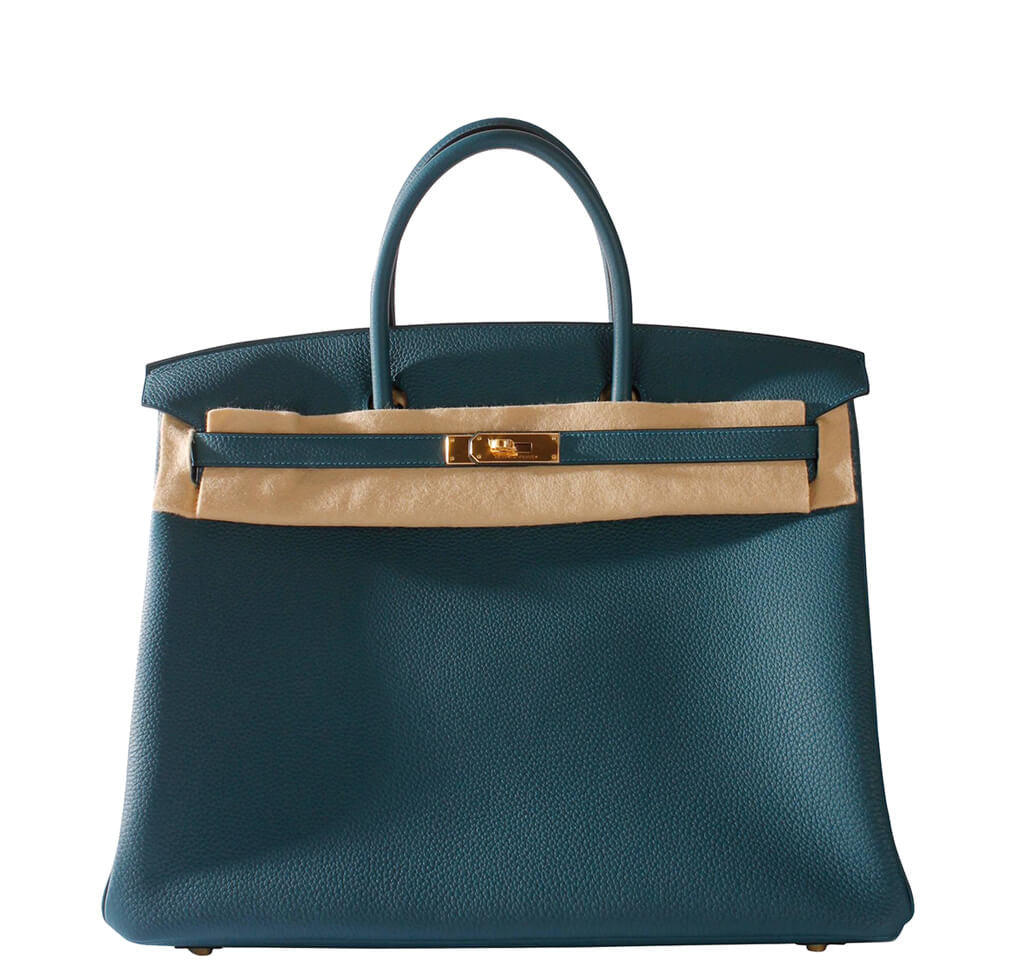 Hermès Birkin 40 Bag Bleu Covert Togo
