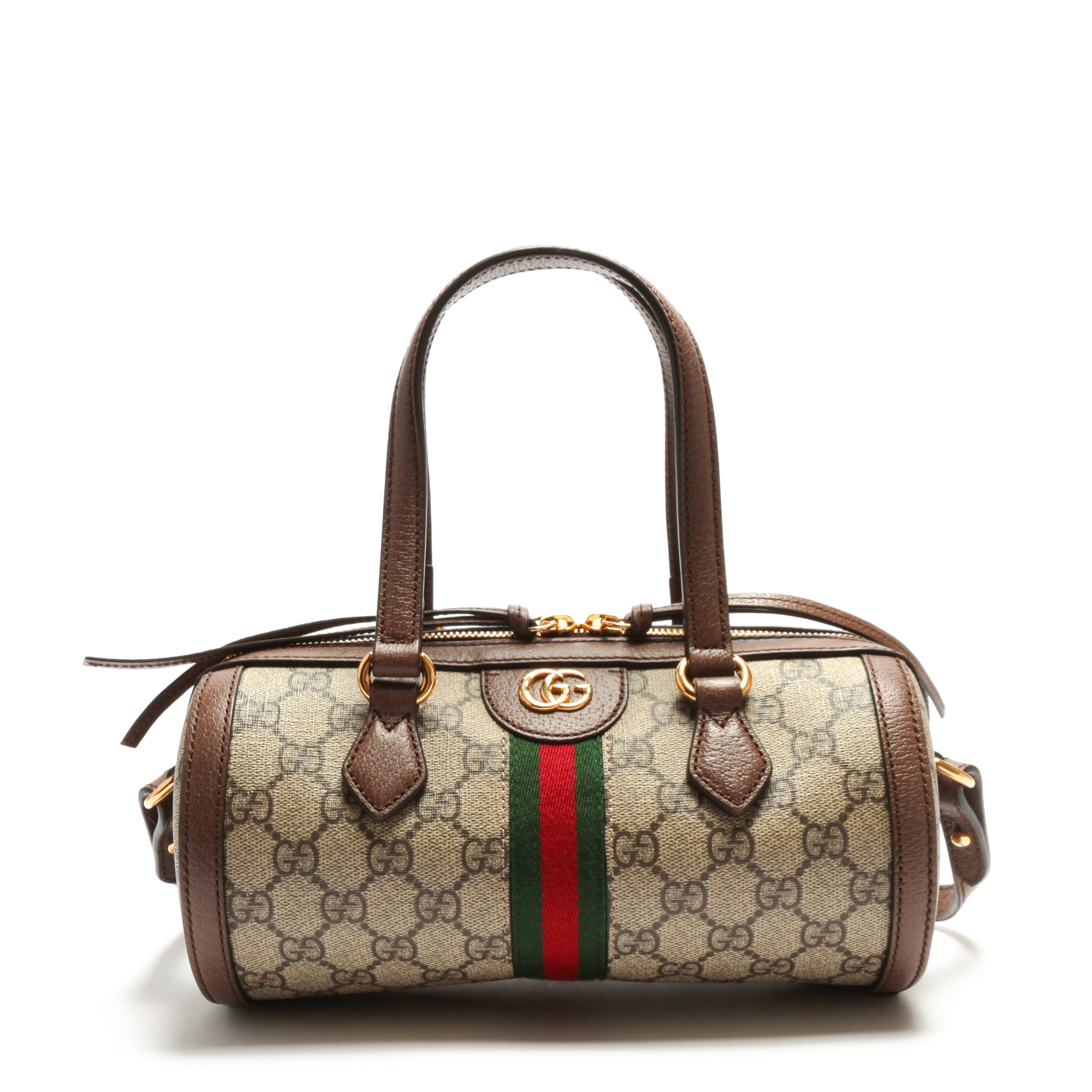 GUCCI Ophidia Boston Bag Small in GG Supreme