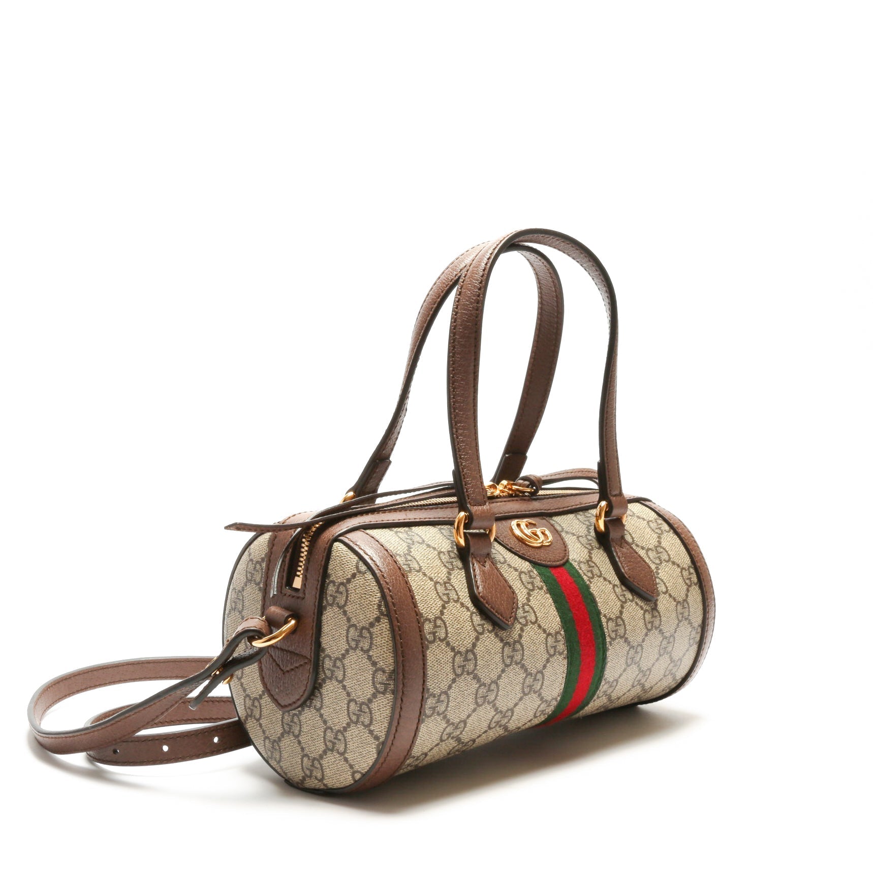 GUCCI Ophidia Boston Bag Small in GG Supreme