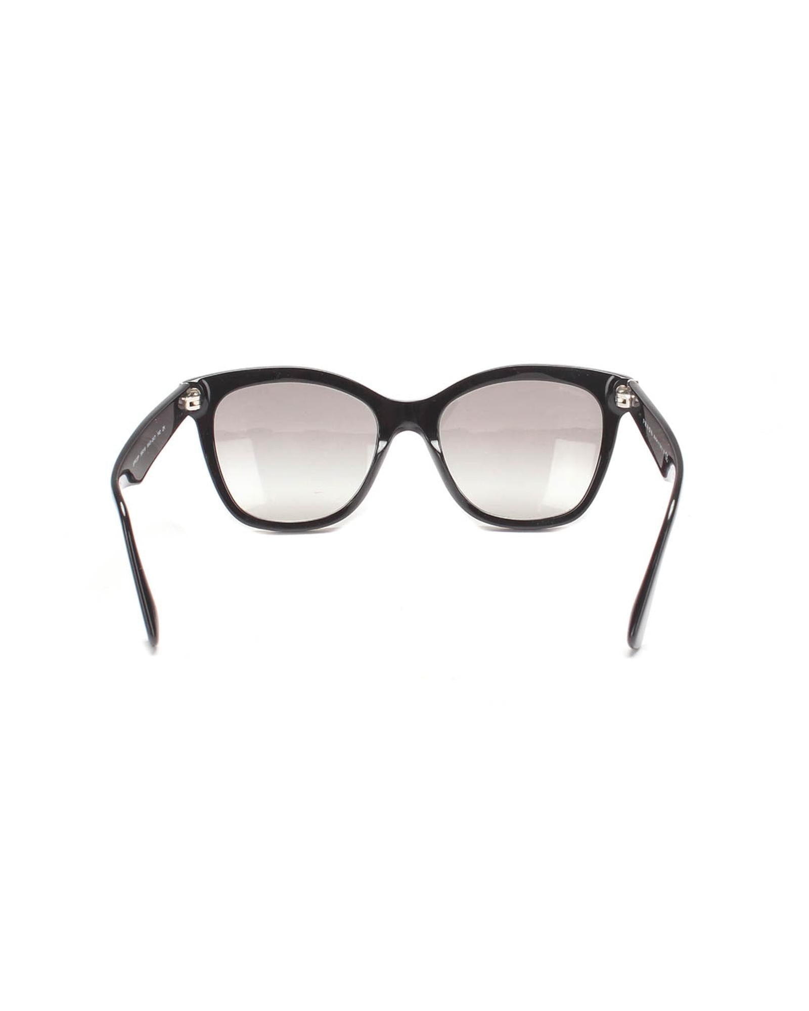 PRADA Women's Oversized Gradient Sunglasses in Black in Black