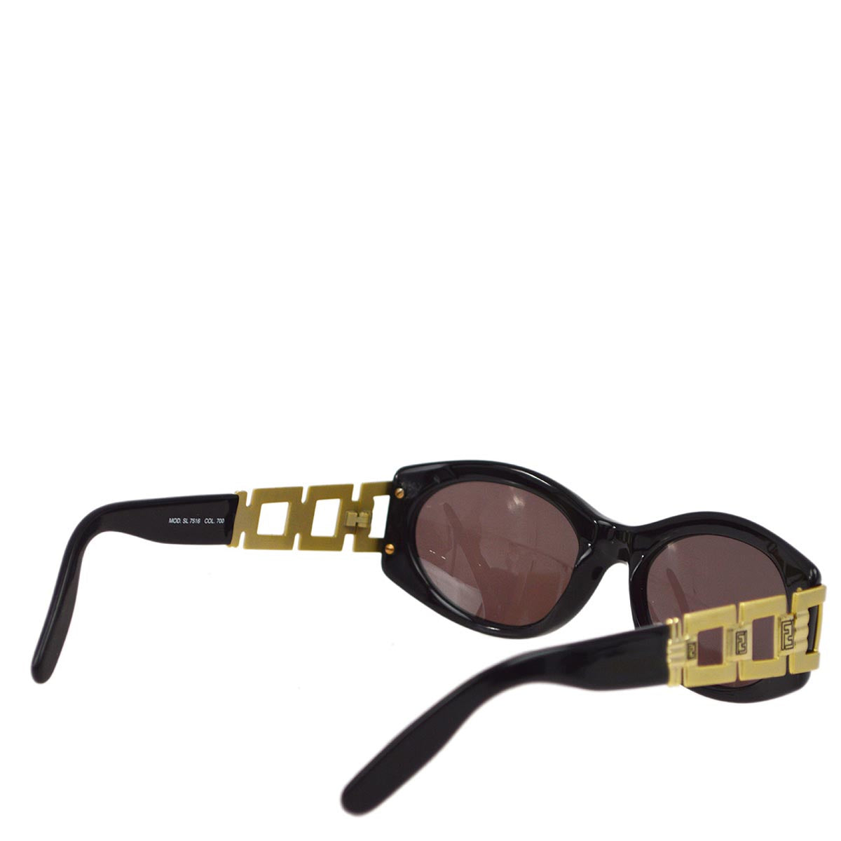 FENDI Sunglasses Eyewear Brown Small Good 192163