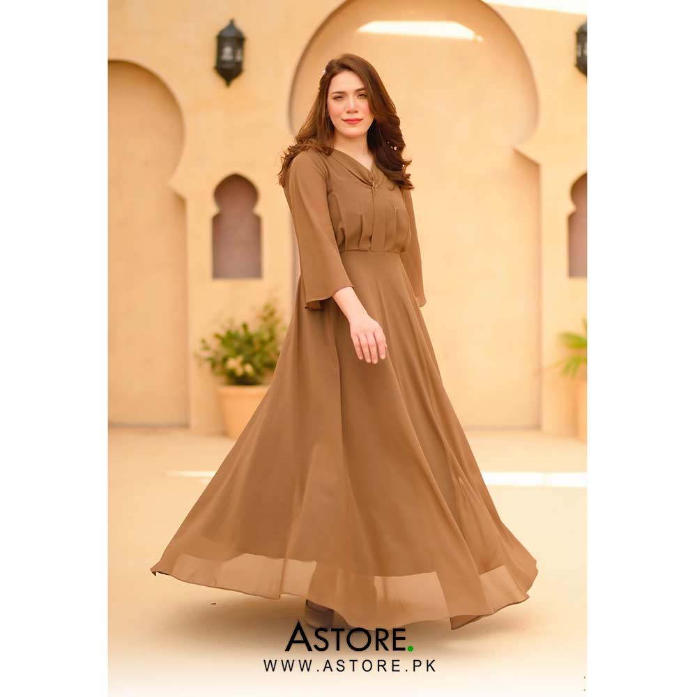 Brown maxi