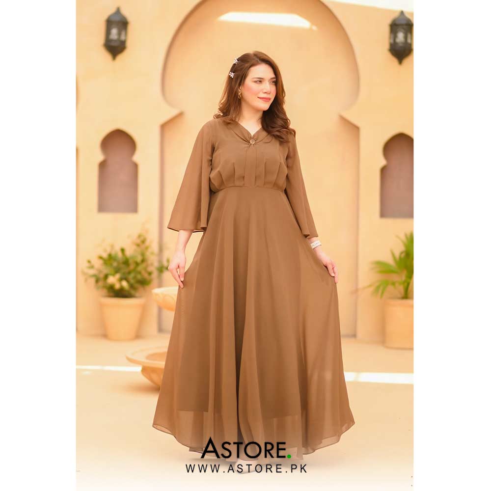 Brown maxi