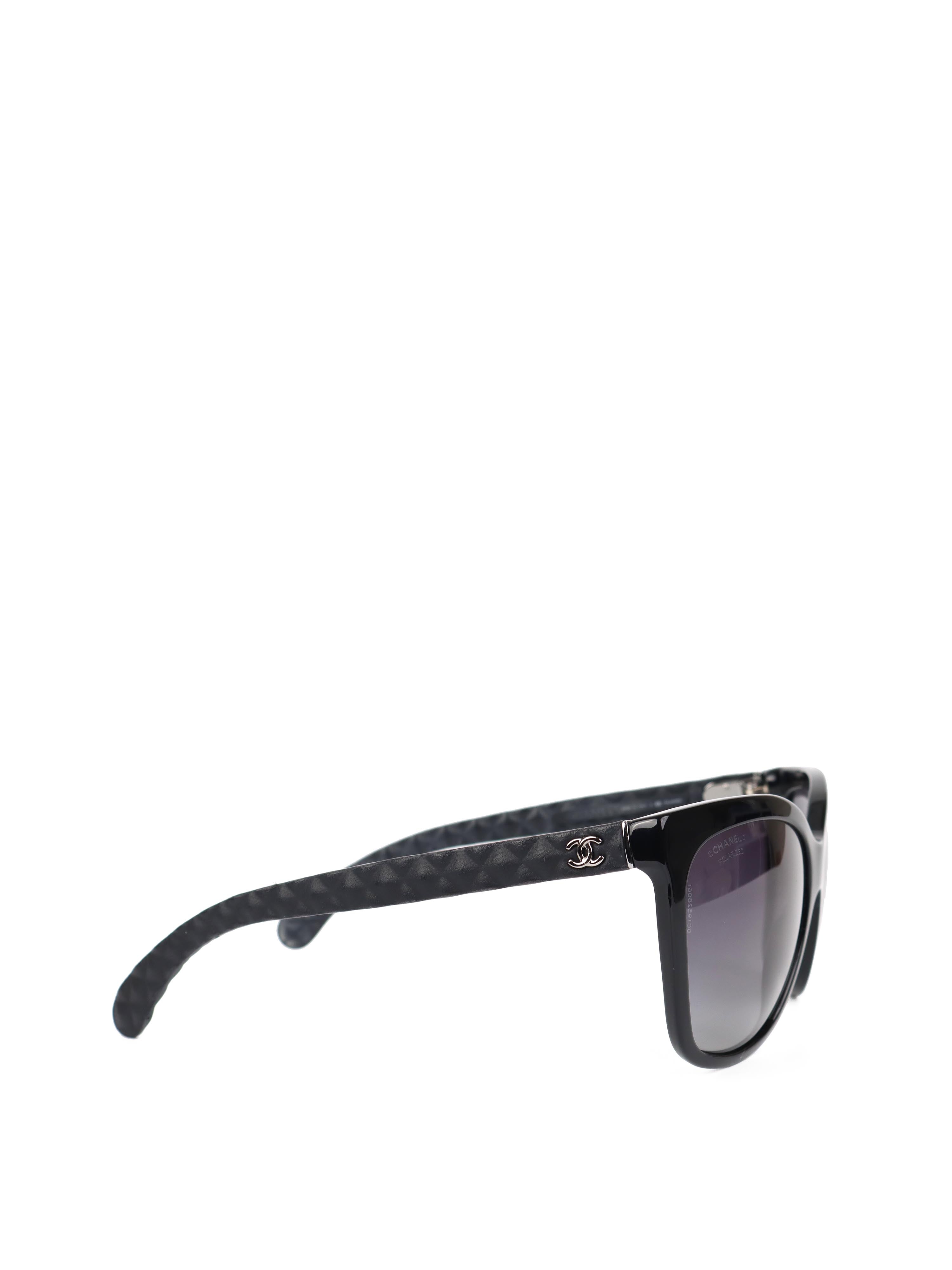 Chanel Black Cat Eye Sunglasses 5288Q