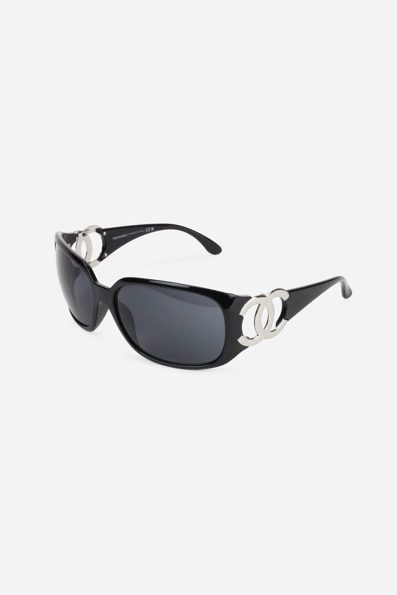 Black Chanel CC Sunglasses