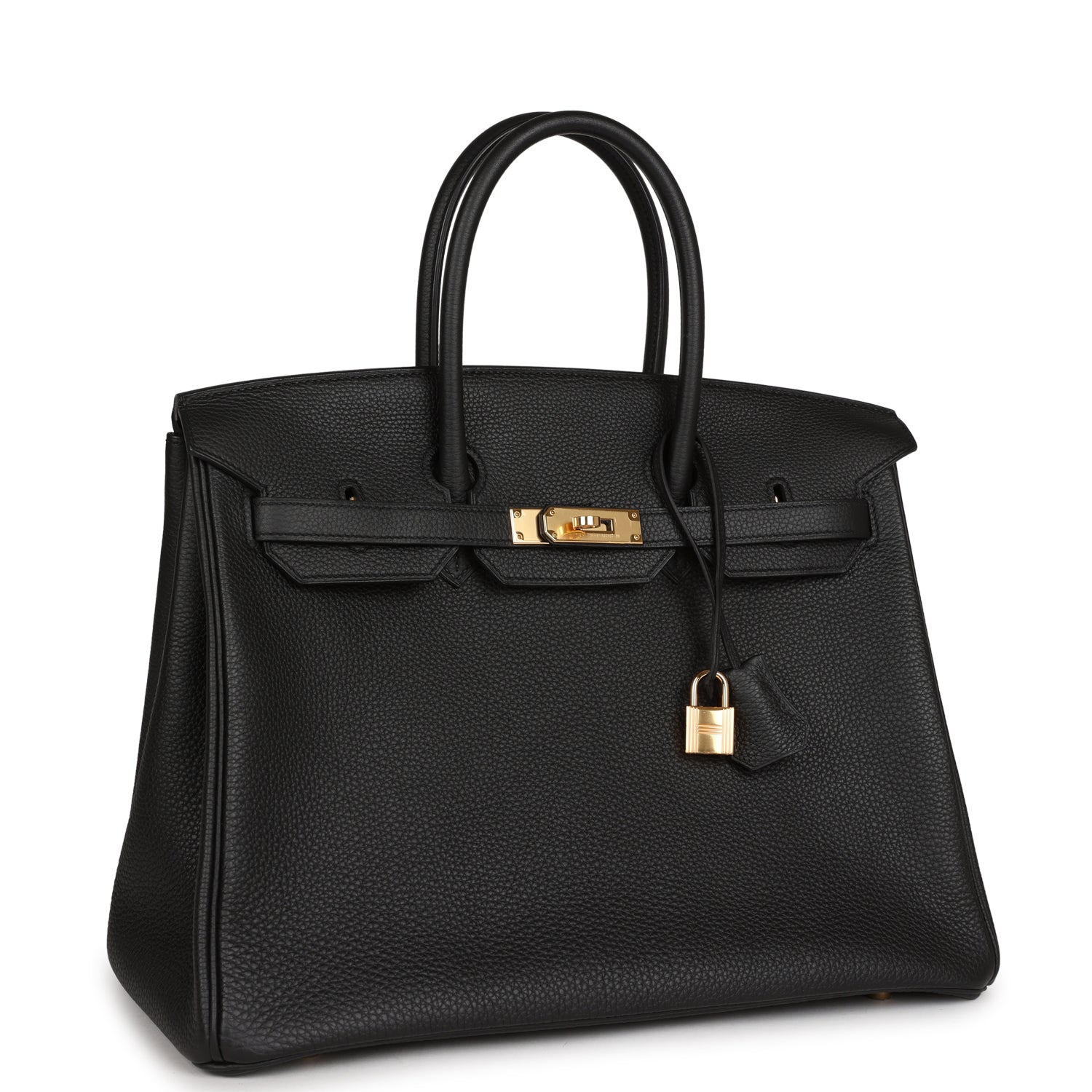 Hermes Birkin 35 Black Togo Gold Hardware