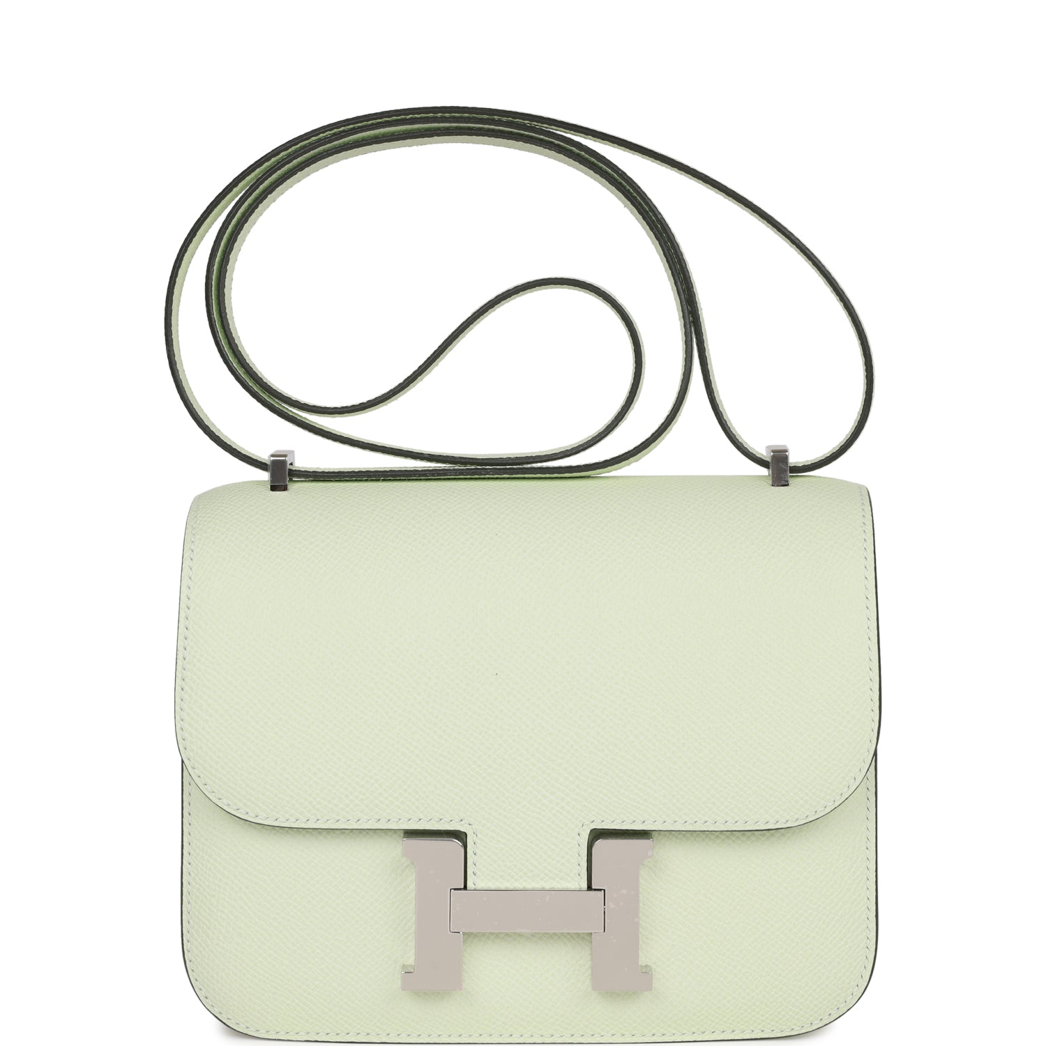 Hermes Constance 1-18 Vert Fizz Epsom Palladium Hardware