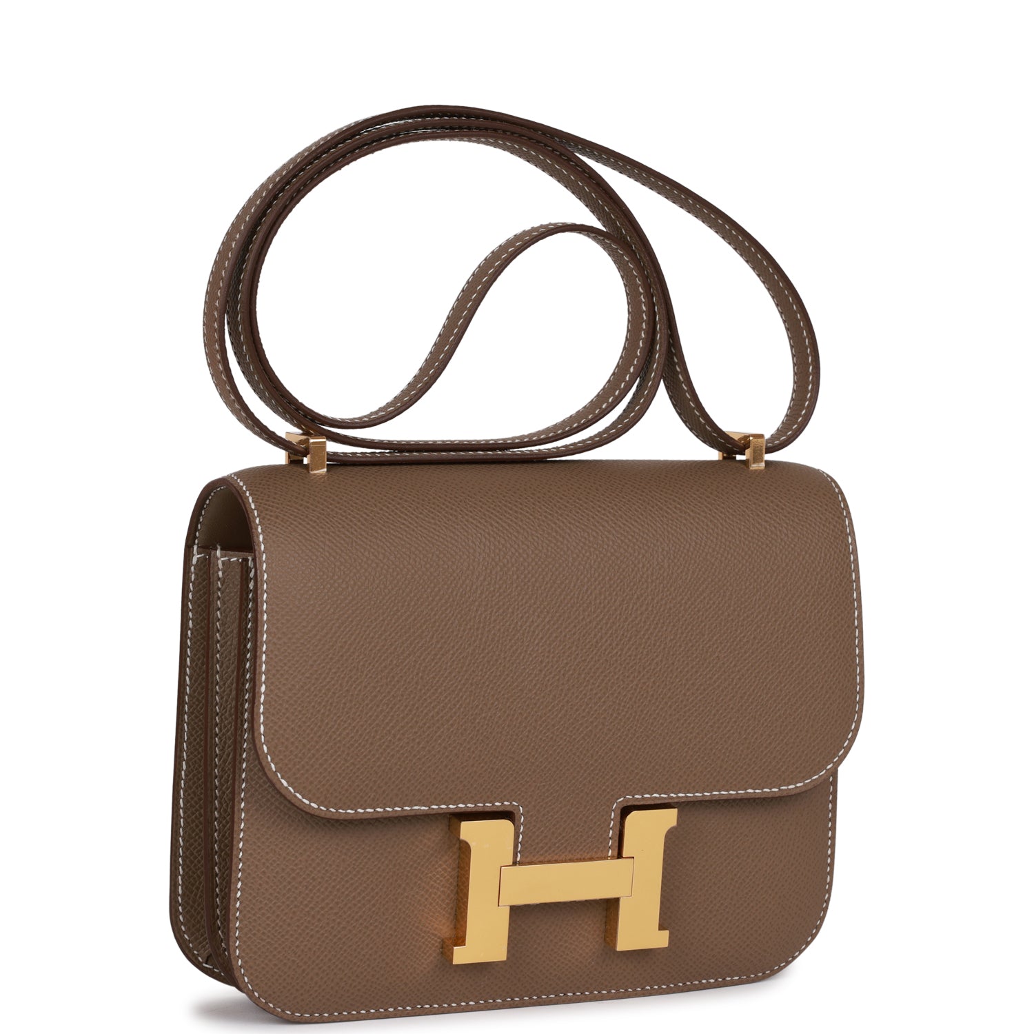 Hermes Constance 1-18 Etoupe Epsom Gold Hardware