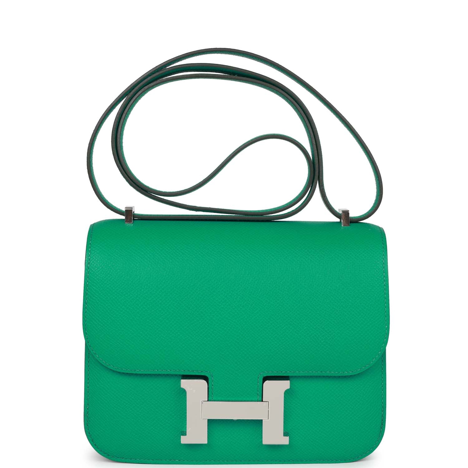 Hermes Constance 1-18 Vert Jade Epsom Palladium Hardware