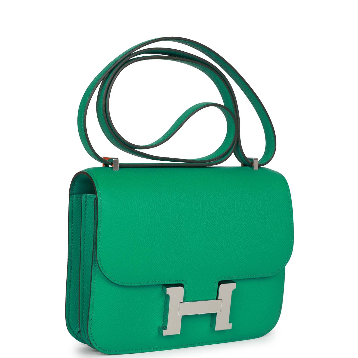 Hermes Constance 1-18 Vert Jade Epsom Palladium Hardware