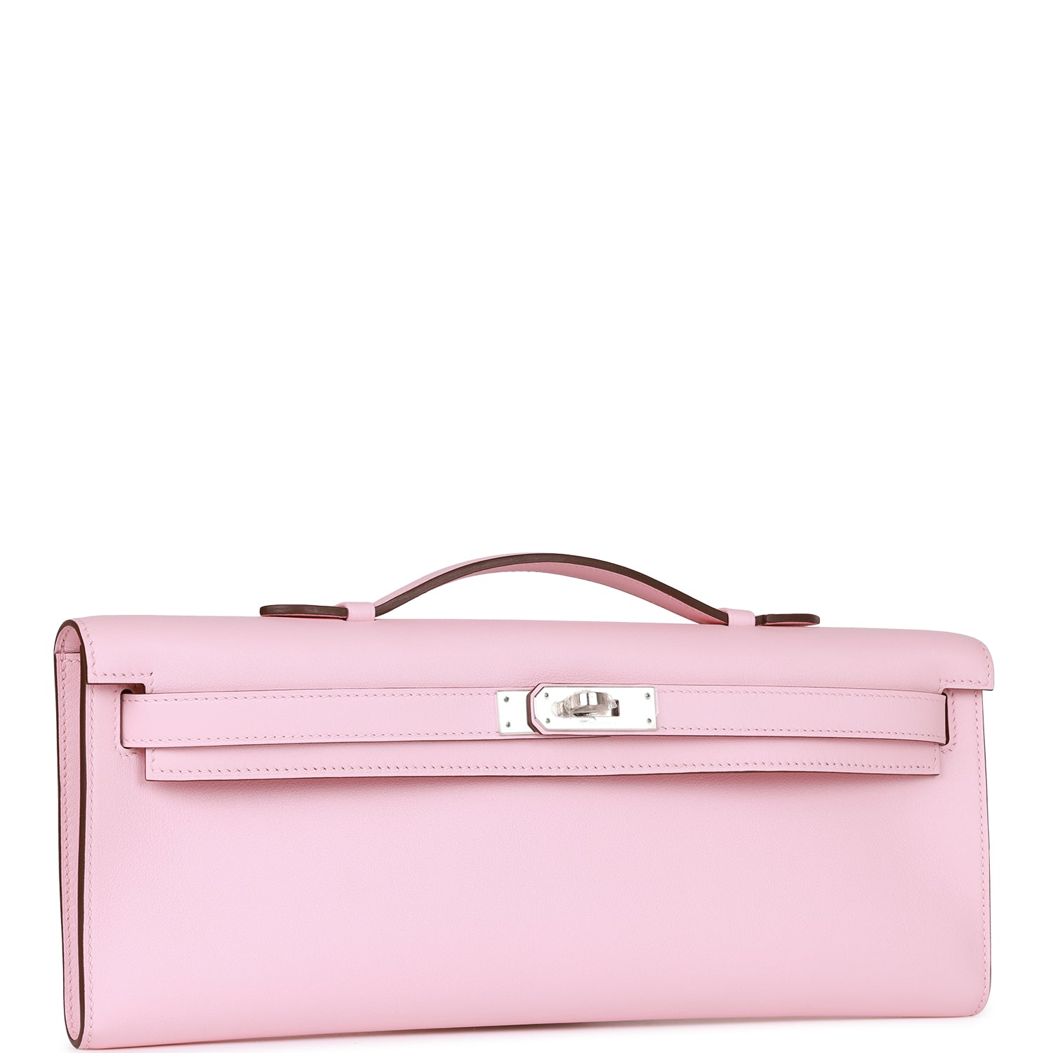 Hermes Kelly Cut Rose Sakura Swift Palladium Hardware