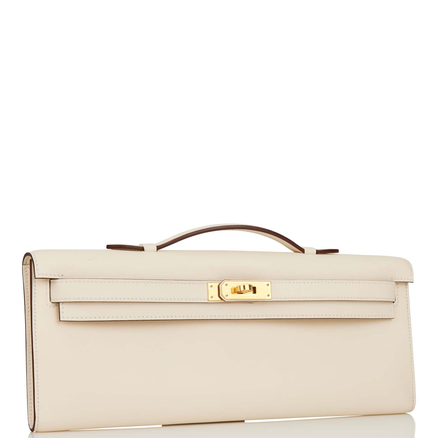 Hermes Kelly Cut Nata Swift Gold Hardware