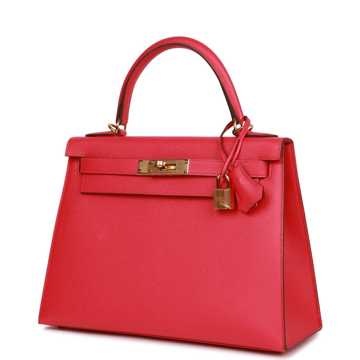 d Hermes Kelly Sellier 28 Rose Extreme Epsom Gold Hardware