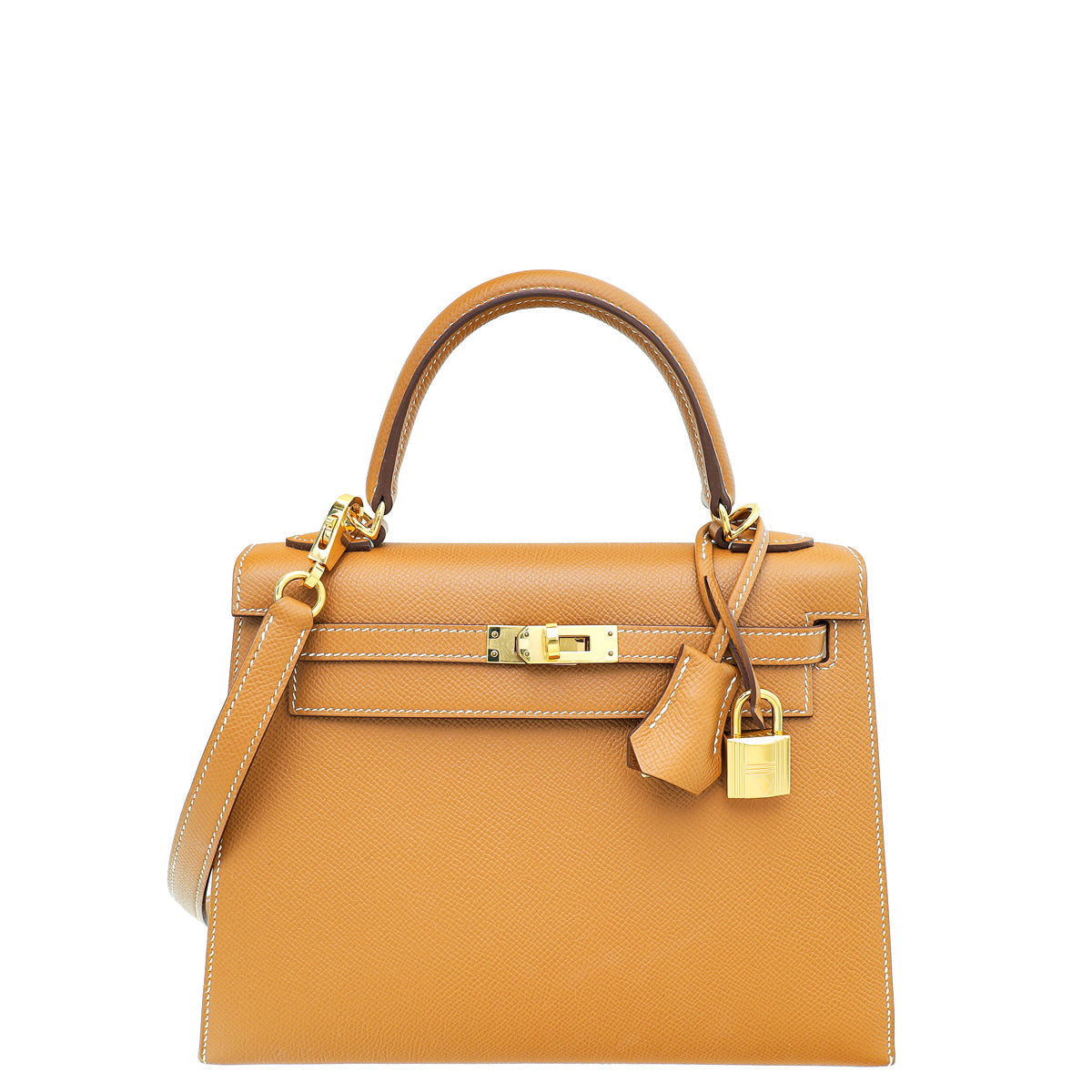 Hermes Gold Sellier Kelly 25 Bag