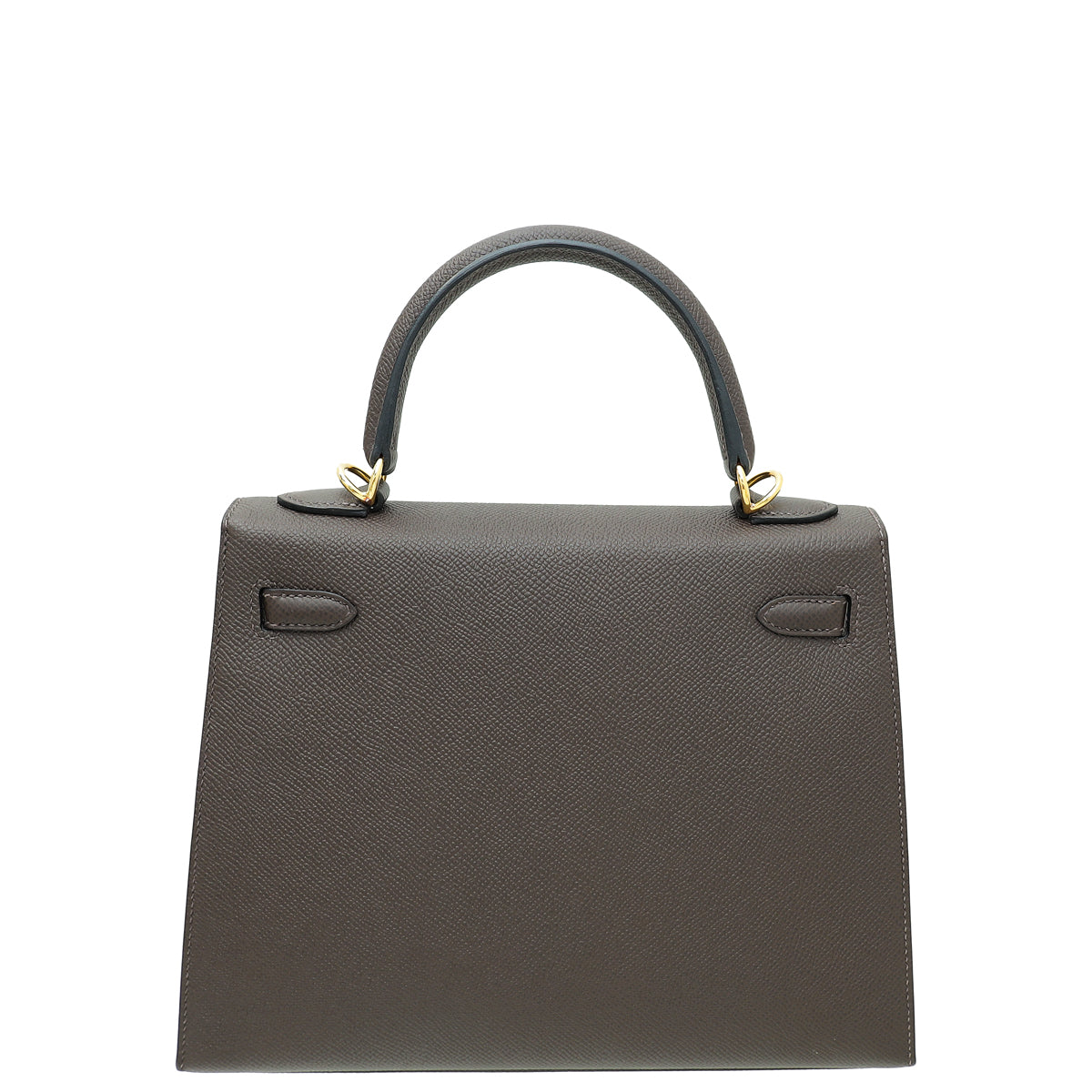 Hermes Chocolate Sellier Kelly 25 Bag