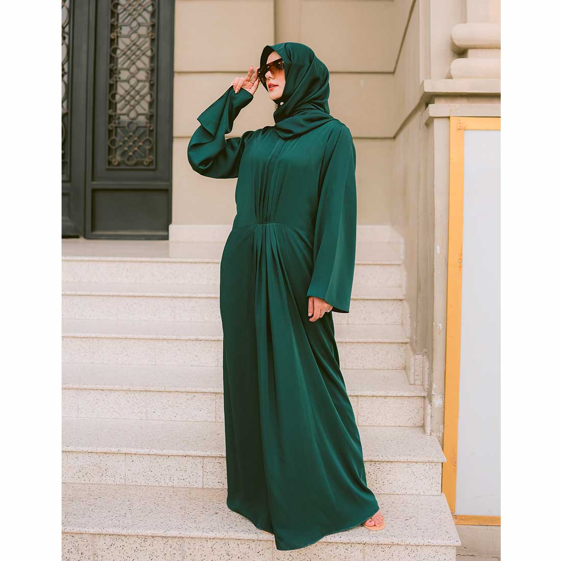 The Royal Abaya (Emerald Green)